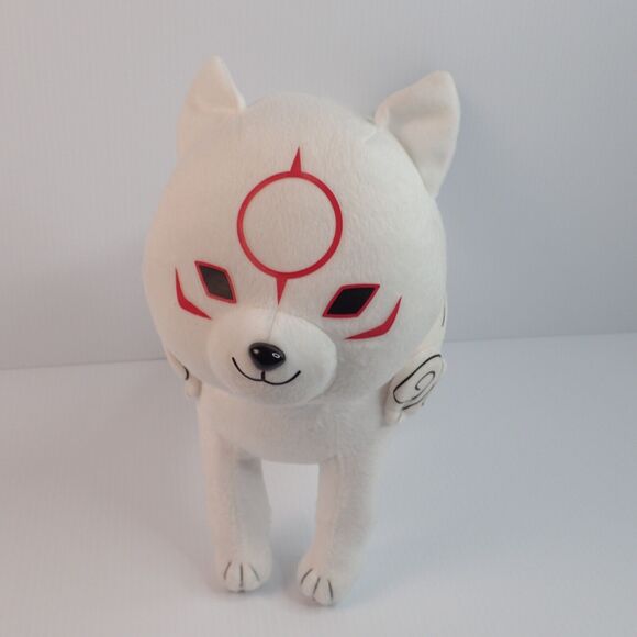 Okamiden Amaterasu Plush Toy – Capcom Dog with Tags – Rare Collector's Item - Picture 2 of 6